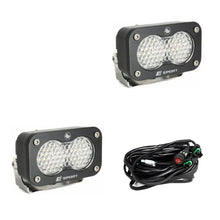 Load image into Gallery viewer, S2 Sport Black LED Auxiliary Light Pod Pair - Universal