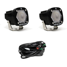 Load image into Gallery viewer, S1 Black LED Auxiliary Light Pod Pair