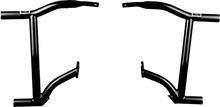Load image into Gallery viewer, Santoro Fabworx Not Yo Daddy's gloss black saddlebag guards for Harley-Davidson touring models